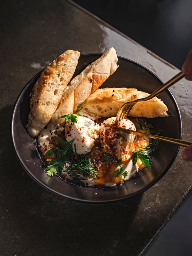 Fresh Tasmanian seafood dish at Restaurant Bay